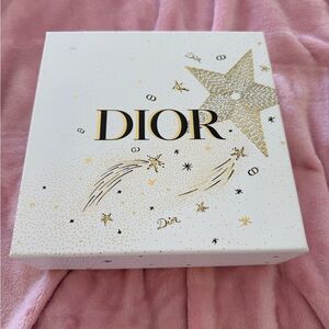 Dior Gold and White Gift Wrap with Ribbon